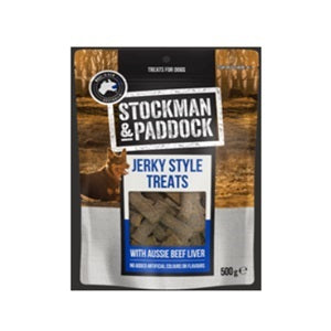 Stockman & Paddock Aussie Jerky Treats 500g