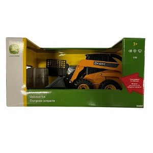 John Deere 1:16 Big Farm Skid Steer Set