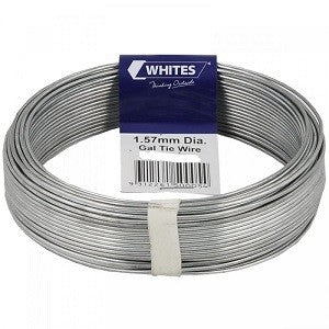 Tie Wire 1.57mm Gal Whites - 200m