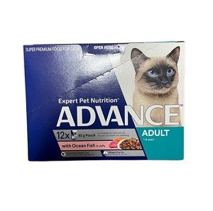 Advance Cat Adult Ocean Fish In Jelly 12x85g