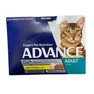 Advance Cat Adult Chicken In Jelly 12x85g