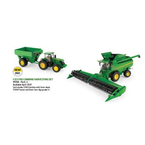 John Deere 1:32 Combine Harvesting Set: 32 Combine Harv: 32 Combine Harv