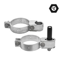 Rotech Round Post Hinge Kit 150nb