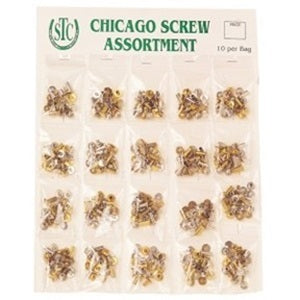 Chicago Screw Assortment Pk Of 10