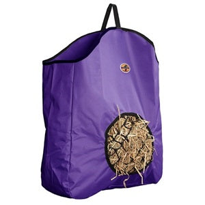 Horsemaster Slow Hay Feeder Bag [cr:purple]