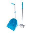 Plastic Poop Scoop Long Handle Blue