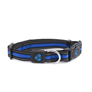 Dog Collar Reflective Mesh [sz:large Cr:blue]