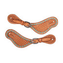 Spurs Straps Basket Weave Turquoise