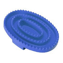 Rubber Curry Comb Blue Large