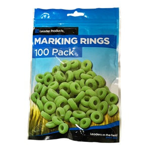 Leader Elastrator Marking Rings 100 Pack