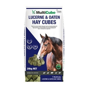 Multicube Lucerne & Oaten Hay Cubes 20kg