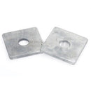 Flat X Large Square Gal Washer