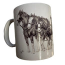 CLYDESDALE HORSE MUG