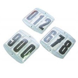 Number set for saddle cloth pad