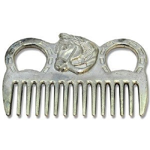 Aluminium Mane Comb - Horsehead
