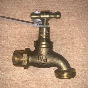 Brass tap outlet