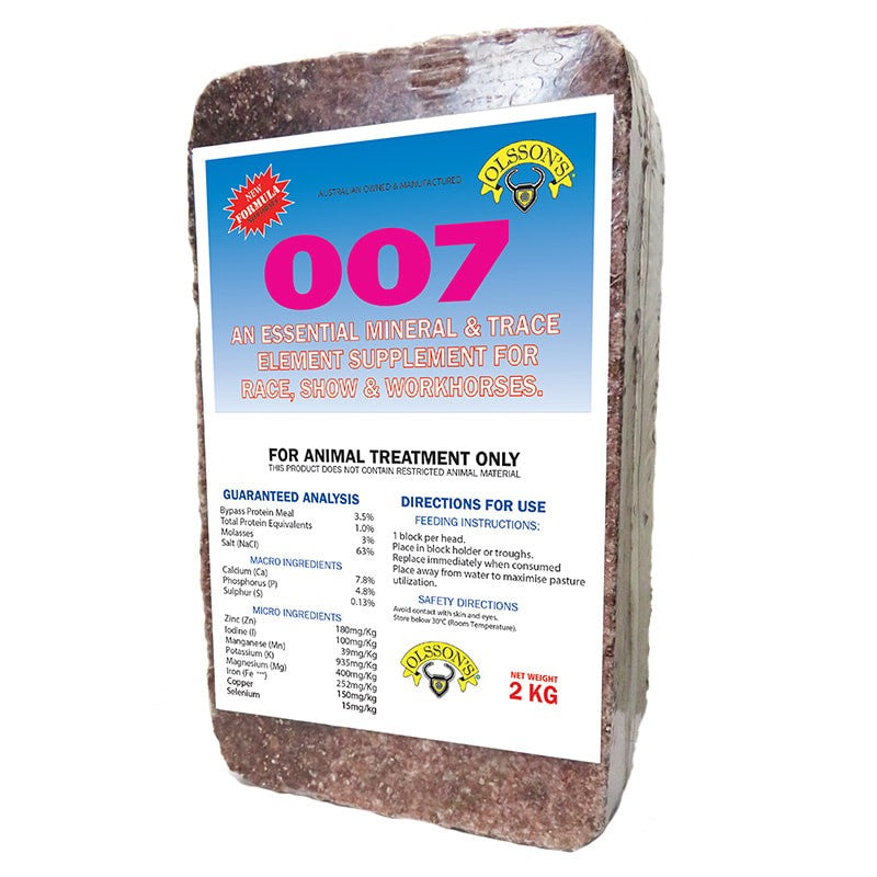 007 Trace Element block for horses