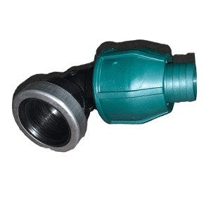 THREADED ELBOW FOR GREEN LINE POLY PIPE