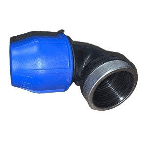 THREADED ELBOW FOR BLUE LINE POLY PIPE