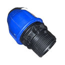 End Con. Male Blue Line